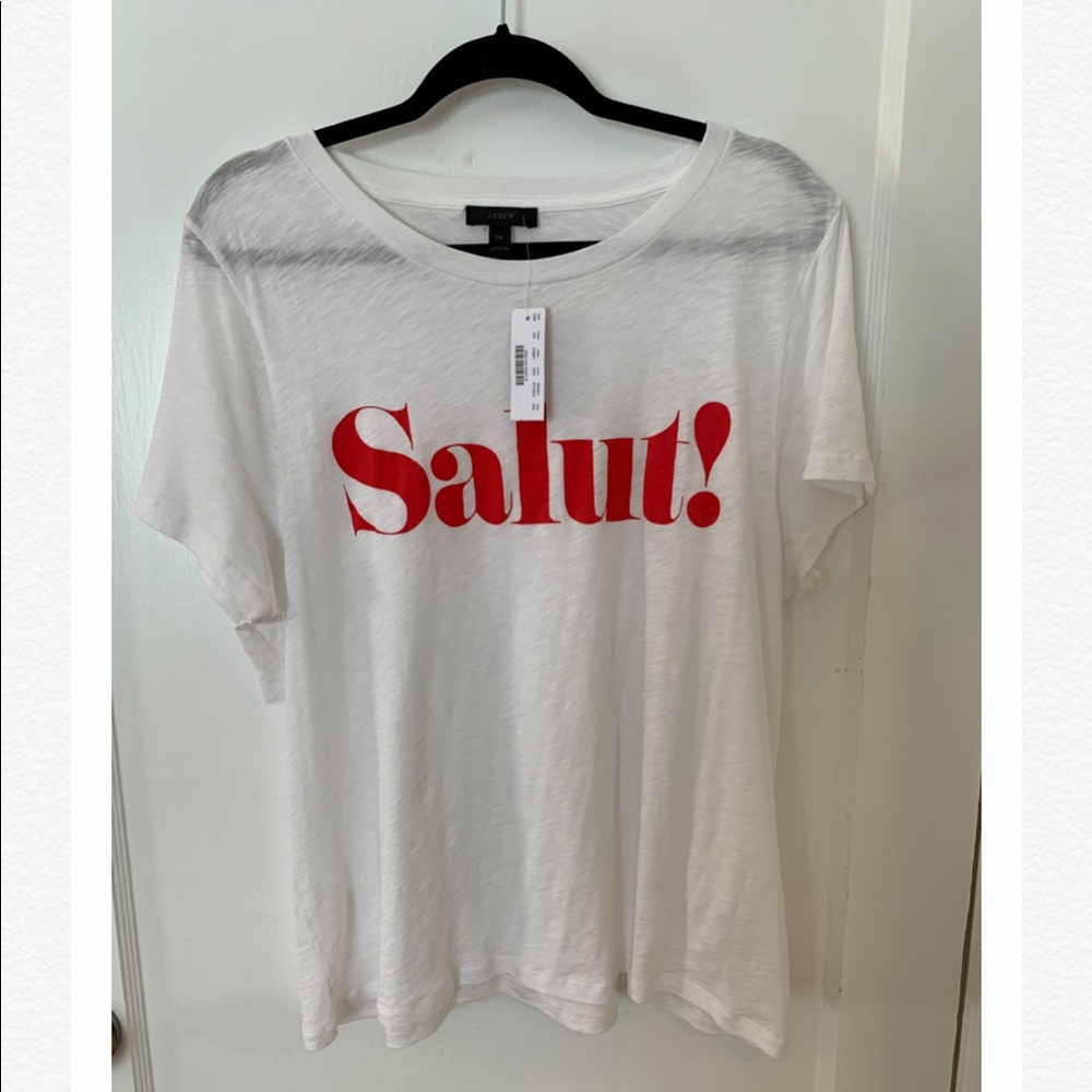 JCrew graphic tee new with tags